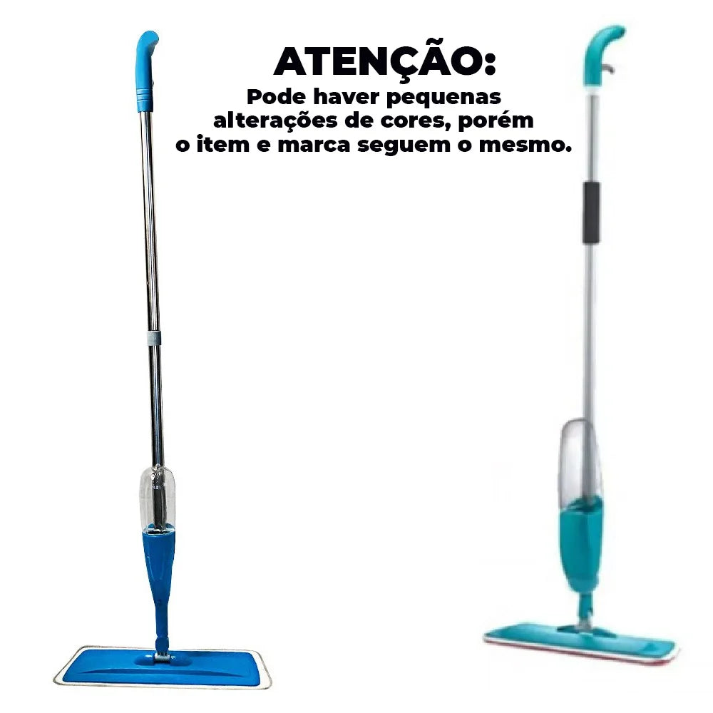 Mop Spray Fácil Limpeza de Piso Sem Esforço