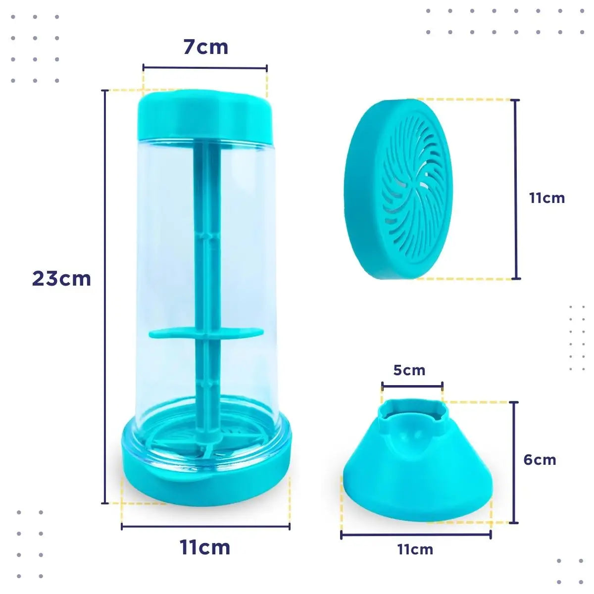 Tapioqueira Utensilio Aspersor Para Tapioca 23 Cm Capacidade 500 g