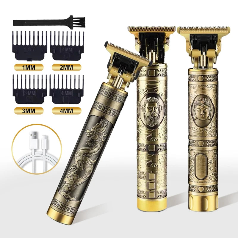 Máquina de corte de cabelo profissional elétrica