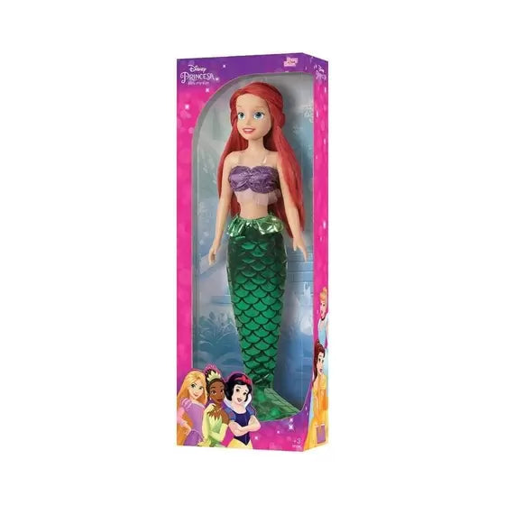 Boneca Princesa Ariel Sereia Brinquedo Grande 55 Cm Original