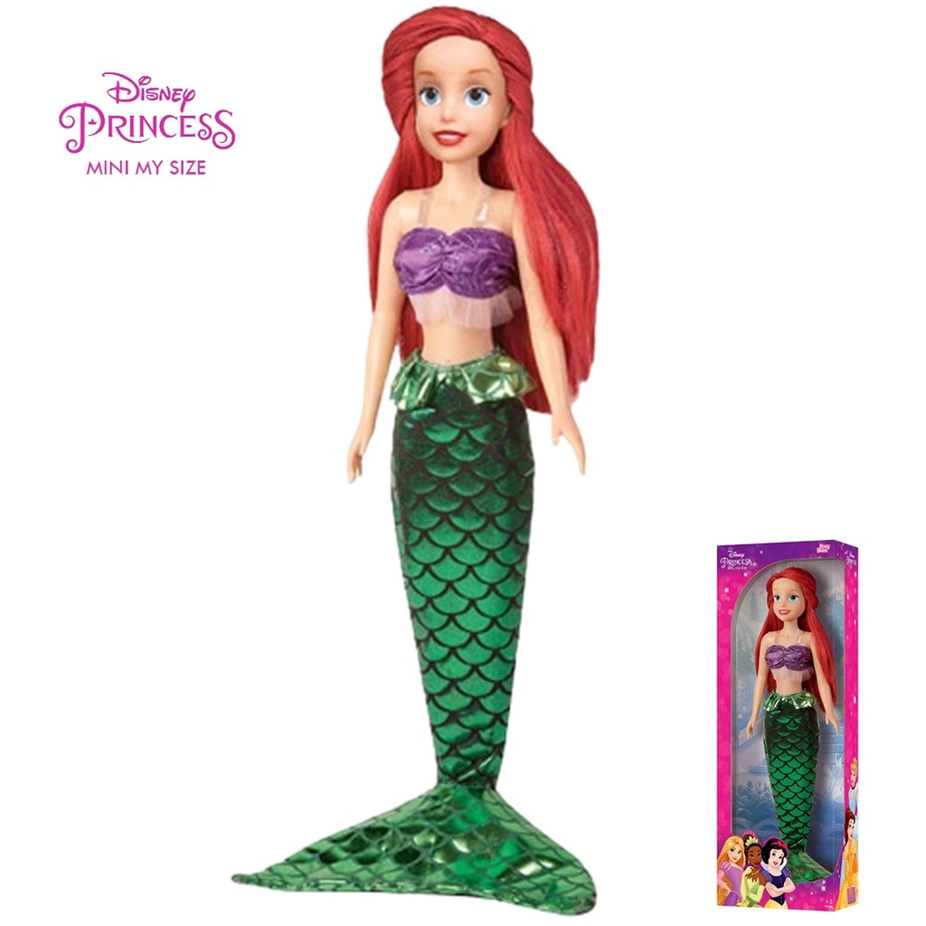 Boneca Princesa Ariel Sereia Brinquedo Grande 55 Cm Original