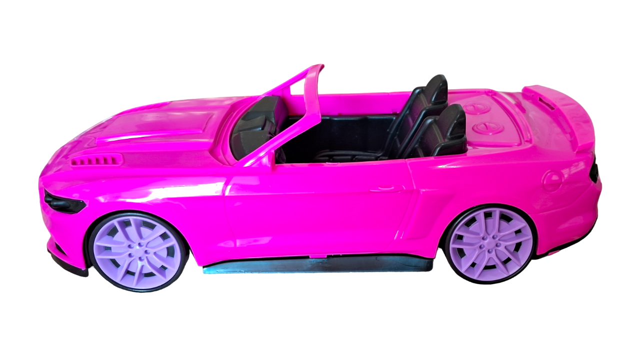 Carrinho Compatível Barbie Ken Conversível Com Boneco Brinde