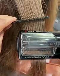 Máquina de Corte Bordado para Cabelos com Pontas Duplas