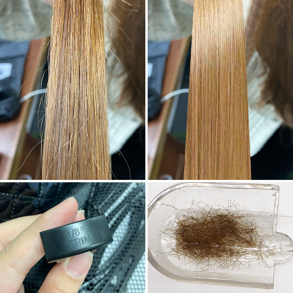 Máquina de Corte Bordado para Cabelos com Pontas Duplas