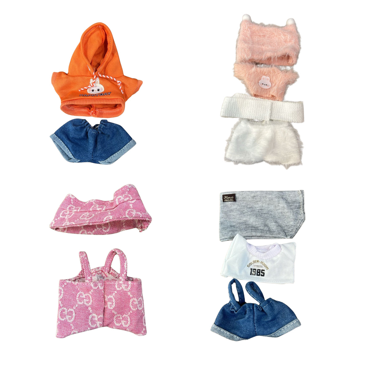 Roupa Labubu Vestuário Conjuntos - (Cores Sortidas)